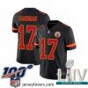 2020 Super Bowl LIV Kansas City Chiefs #17 Mecole Hardman Limited Black Rush Vapor Untouchable Football Jersey