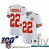 2020 Super Bowl LIV Kansas City Chiefs #22 Juan Thornhill White Vapor Untouchable Limited Player Football Jersey