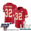 2020 Super Bowl LIV Kansas City Chiefs #32 Tyrann Mathieu Red Team Color Vapor Untouchable Limited Player Football Jersey