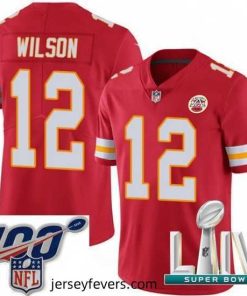 2020 Super Bowl LIV Nike Kansas City Chiefs #12 Albert Wilson Red Team Color Vapor Untouchable Limited Player NFL Jersey