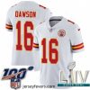 2020 Super Bowl LIV Nike Kansas City Chiefs #16 Len Dawson White Vapor Untouchable Limited Player NFL Jersey