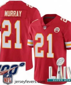 2020 Super Bowl LIV Nike Kansas City Chiefs #21 Eric Murray Red Team Color Vapor Untouchable Limited Player NFL Jersey