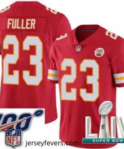 2020 Super Bowl LIV Nike Kansas City Chiefs #23 Kendall Fuller Red Team Color Vapor Untouchable Limited Player NFL Jersey