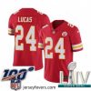 2020 Super Bowl LIV Nike Kansas City Chiefs #24 Jordan Lucas Red Team Color Vapor Untouchable Limited Player NFL Jersey