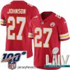 2020 Super Bowl LIV Nike Kansas City Chiefs #27 Larry Johnson Red Team Color Vapor Untouchable Limited Player NFL Jersey