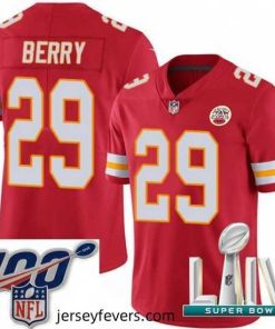 2020 Super Bowl LIV Nike Kansas City Chiefs #29 Eric Berry Red Team Color Vapor Untouchable Limited Player NFL Jersey