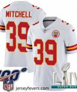 2020 Super Bowl LIV Nike Kansas City Chiefs #39 Terrance Mitchell White Vapor Untouchable Limited Player NFL Jersey