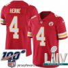 2020 Super Bowl LIV Nike Kansas City Chiefs #4 Chad Henne Red Team Color Vapor Untouchable Limited Player NFL Jersey