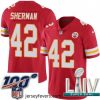 2020 Super Bowl LIV Nike Kansas City Chiefs #42 Anthony Sherman Red Team Color Vapor Untouchable Limited Player NFL Jersey