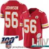 2020 Super Bowl LIV Nike Kansas City Chiefs #56 Derrick Johnson Red Team Color Vapor Untouchable Limited Player NFL Jersey