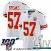 2020 Super Bowl LIV Nike Kansas City Chiefs #57 Breeland Speaks White Vapor Untouchable Limited Player NFL Jersey