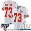 2020 Super Bowl LIV Nike Kansas City Chiefs #73 Zach Fulton White Vapor Untouchable Limited Player NFL Jersey