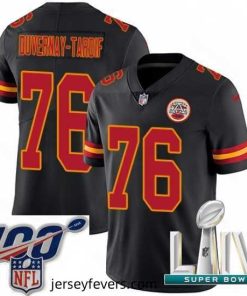 2020 Super Bowl LIV Nike Kansas City Chiefs #76 Laurent Duvernay-Tardif Limited Black Rush Vapor Untouchable NFL Jersey