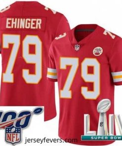 2020 Super Bowl LIV Nike Kansas City Chiefs #79 Parker Ehinger Red Team Color Vapor Untouchable Limited Player NFL Jersey