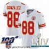 2020 Super Bowl LIV Nike Kansas City Chiefs #88 Tony Gonzalez White Vapor Untouchable Limited Player NFL Jersey
