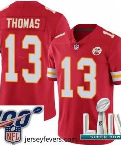 2020 Super Bowl LIV Nike Kansas City Chiefs #13 De'Anthony Thomas Red Team Color Vapor Untouchable Limited Player NFL Jersey