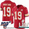 2020 Super Bowl LIV Nike Kansas City Chiefs #19 Joe Montana Red Team Color Vapor Untouchable Limited Player NFL Jersey
