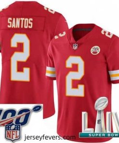 2020 Super Bowl LIV Nike Kansas City Chiefs #2 Cairo Santos Red Team Color Vapor Untouchable Limited Player NFL Jersey
