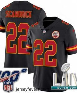 2020 Super Bowl LIV Nike Kansas City Chiefs #22 Orlando Scandrick Limited Black Rush Vapor Untouchable NFL Jersey