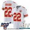 2020 Super Bowl LIV Nike Kansas City Chiefs #22 Robert Golden White Vapor Untouchable Limited Player NFL Jersey