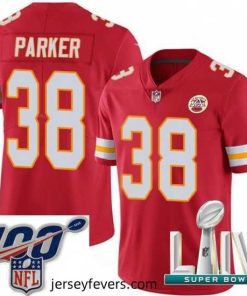 2020 Super Bowl LIV Nike Kansas City Chiefs #38 Ron Parker Red Team Color Vapor Untouchable Limited Player NFL Jersey