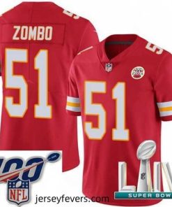 2020 Super Bowl LIV Nike Kansas City Chiefs #51 Frank Zombo Red Team Color Vapor Untouchable Limited Player NFL Jersey