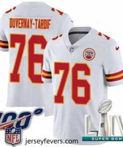 2020 Super Bowl LIV Nike Kansas City Chiefs #76 Laurent Duvernay-Tardif White Vapor Untouchable Limited Player NFL Jersey