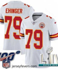 2020 Super Bowl LIV Nike Kansas City Chiefs #79 Parker Ehinger White Vapor Untouchable Limited Player NFL Jersey