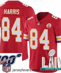 2020 Super Bowl LIV Nike Kansas City Chiefs #84 Demetrius Harris Red Team Color Vapor Untouchable Limited Player NFL Jersey