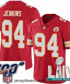 2020 Super Bowl LIV Nike Kansas City Chiefs #94 Jarvis Jenkins Red Team Color Vapor Untouchable Limited Player NFL Jersey