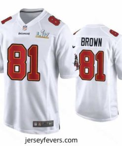 Antonio Brown Buccaneers White Super Bowl Lv Game Fashion Jersey