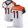 Bengals 11 John Ross III White Stitched Football Vapor Untouchable Elite Jersey