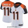Bengals #11 John Ross III White Stitched Football Vapor Untouchable Limited Jersey