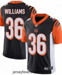 Bengals 36 Shawn Williams Black Team Color Stitched Football Vapor Untouchable Limited Jersey