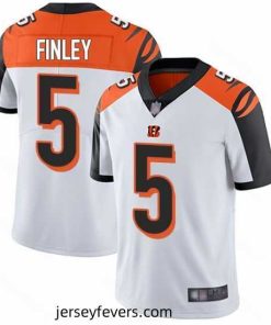 Bengals 5 Ryan Finley White Stitched Football Vapor Untouchable Limited Jersey