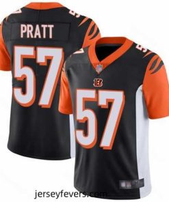 Bengals 57 Germaine Pratt Black Team Color Stitched Football Vapor Untouchable Limited Jersey