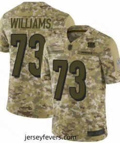 Bengals 73 Jonah Williams Camo Stitched Football Limited 2018 Salute To Service Jersey