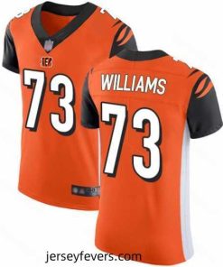 Bengals 73 Jonah Williams Orange Alternate Stitched Football Vapor Untouchable Elite Jersey