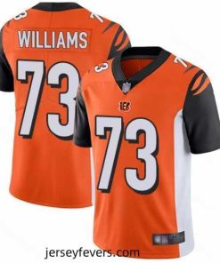 Bengals 73 Jonah Williams Orange Alternate Stitched Football Vapor Untouchable Limited Jersey
