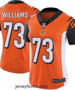 Bengals 73 Jonah Williams Orange Alternate Stitched Football Vapor Untouchable Limited Jersey