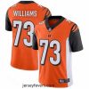 Bengals 73 Jonah Williams Orange Alternate Stitched Football Vapor Untouchable Limited Jersey