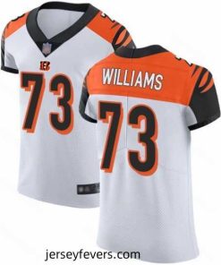 Bengals 73 Jonah Williams White Stitched Football Vapor Untouchable Elite Jersey