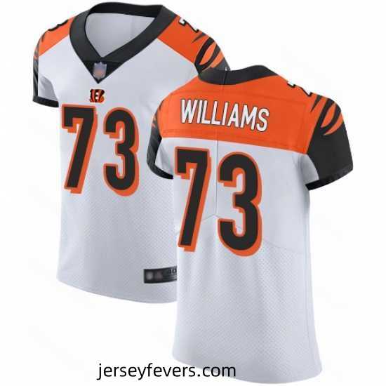 Bengals 73 Jonah Williams White Stitched Football Vapor Untouchable Elite Jersey