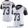 Bengals 73 Jonah Williams White Stitched Football Limited Rush Jersey