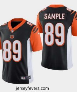 Bengals 89 Drew Sample Black 2019 NFL Draft First Round Pick Vapor Untouchable Limited Jersey