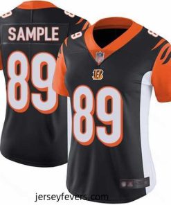 Bengals 89 Drew Sample Black Team Color Stitched Football Vapor Untouchable Limited Jersey
