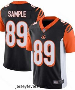 Bengals 89 Drew Sample Black Team Color Stitched Football Vapor Untouchable Limited Jersey