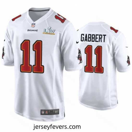 Blaine Gabbert Buccaneers White Super Bowl Lv Game Fashion Jersey