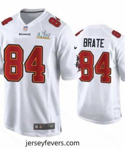 Cameron Brate Buccaneers White Super Bowl Lv Game Fashion Jersey
