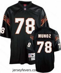 Cincinnati Bengals 78 Anthony Munoz Black Jersey Mitchellandness